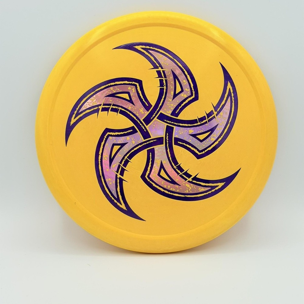 Innova Animal Disc Golf Disc 173g Yellow USA Putt Approach Purple Foil Stamp